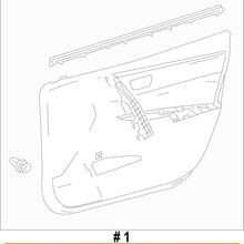 TOYOTA OEM 17-18 Corolla Front Door-Door Trim Panel Left 6762002R13C3