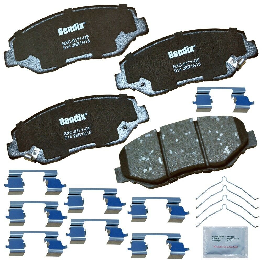 Disc Brake Pad Set-Premium Copper Free Ceramic BPR Disc Brake Pad Front Bendix