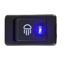 5x Car Auto Fog Light Rocker Toggle Switch Blue LED Dashboard Sales Kit Useful