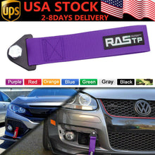 US Heavy-Duty High Power 27CM Strength Racing Car Tow Strap Towing Rope Hook