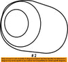 HONDA OEM-Lift Gate Stopper 74827SWAA10