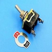 Heavy Duty ON/OFF Small SPST Toggle Switch Miniature & Waterproof Cover 15A