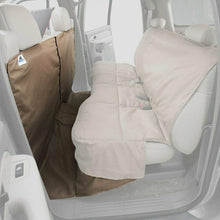 For Nissan Rogue 14-20 Polycotton CoverAll Rear Row Taupe Seat Protector