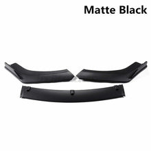 Front Bumper Lip Spoiler Lower Splitters Trim For Honda Civic Sedan 4DR 2016-18