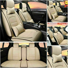 5-Sit Car Seat Covers Protector Cushion PU Leather Interior Accessoris For Honda