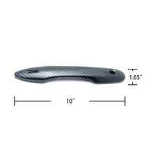 Carbon Fiber Side Door Handle Covers Trims 4D For Toyota 2017-2020