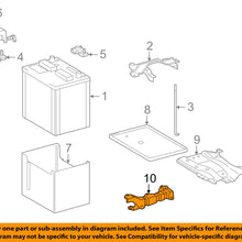 TOYOTA OEM 09-13 Corolla 1.8L-L4 Battery-Carrier Holder 7441002080
