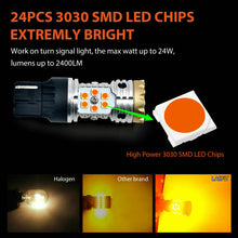 For Toyota Prius 2001-2017 LED Rear Turn Signal Light 7440 Amber No Hyper Flash