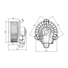 HVAC Blower Motor Front TYC 700249