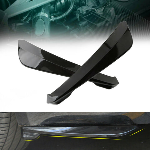2x Car Side Skirt Rocker Splitter Winglet Wing Canard Diffuser Spoiler Accessory