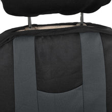carXS Car SUV Van Seat Covers & All Weather Rubber Floor Mats Full Interior Set