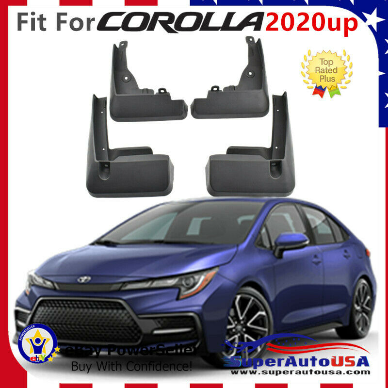 Fit For 2020 up Toyota Corolla 4 Door Sedan Car Mud Flaps Splash Guards Mudguard