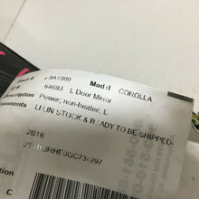 2014-2019 Toyota Corolla Left Driver Side Power Door Mirror OEM