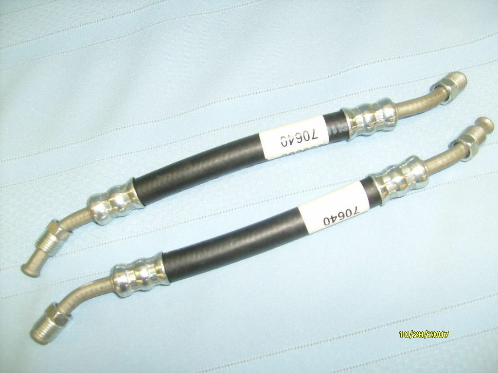 66 FAIRLANE POWER STEERING CYLINDER HOSES (NEW!!!)