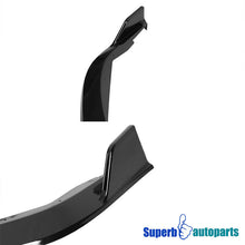 For 2019-2020 Toyota Corolla Glossy Black Front Bumper Lip Lower Spolier 3PCS