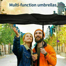 Multifunctional Car Umbrella Windshield Sun Shade Visor 57"x31" w/ Safety Hammer