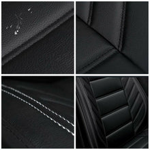 Car Seat Covers Luxury PU Leather 5-Seats Front+Rear Seat Cushions Four Seasons