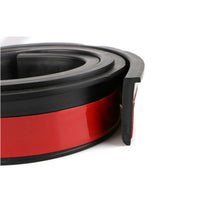 2Pcs 5.5CM Car Fender Flares Wheel Eyebrow Trim Protector Cover Black Rubber Lip