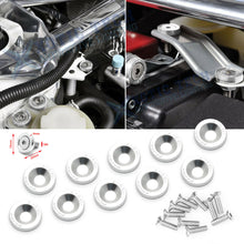 10pcs JDM Billet Aluminum Fender Bumper Washer Engine Bay Bolt Kits Multi-Colors