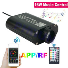 12V RGBW LED Car Star Ceiling Light Kit + 300x Fiber Optic Strip Bluetooth APP