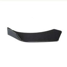 2x Black Front Bumper Splitter Lip Chin Body Protector Diffuser Universal Car