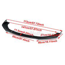 Carbon Look Front Bumper Splitter For Toyota Corolla Camry XSE CHR RAV4 4Runner