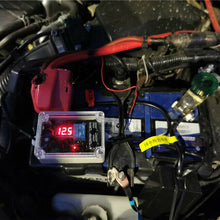 12V Wireless Remote Car Battery Disconnect Master Power Switch Cut Off Voltmeter