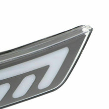 For 2016-2020 Honda Civic Black LED Strip Front Bumper Side Marker Signal Lights