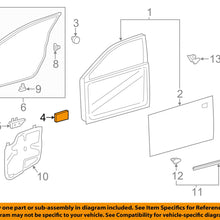 TOYOTA OEM Front Door-Door Shell Pad 67811AA040
