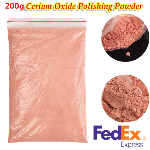 Glass Polish Cerium Oxide Powder Auto Car Window Windshield Scrach Removal 200g