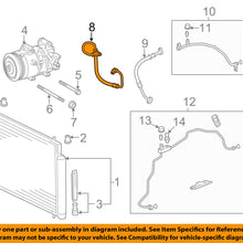 TOYOTA OEM 14-18 Corolla Air Conditioner-Discharge Hose 8870302860