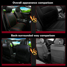 Car Seat Cover Cushions Confoutable PU-Leather Front Rear Protector for 4 Season