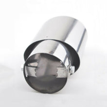 1x Chrome Straight Car Exhaust Pipe Tail Muffler Tip Tail Throat Car Accessories