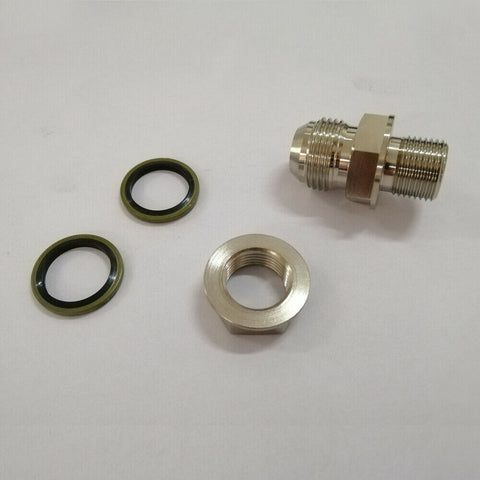 Universal Turbo Oil Pan/Oil Return Drain Plug Adapter Bung Fitting 10AN no Weld