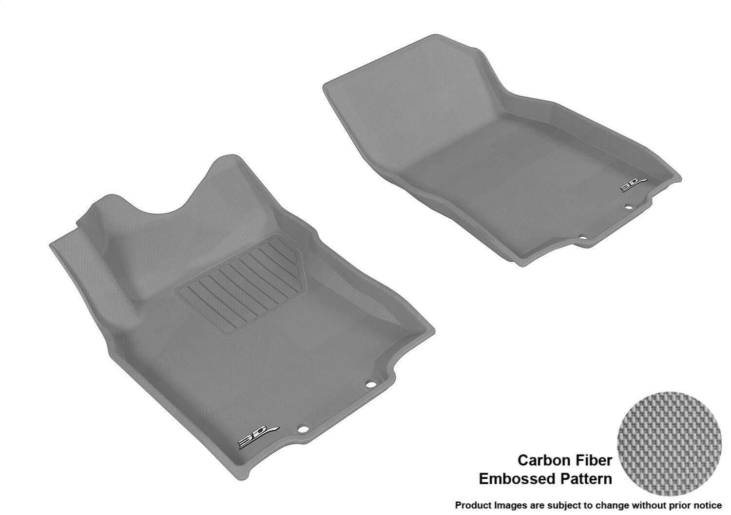 For 14-20 Nissan Rogue Rogue Sport Kagu Gray All Weather Floor Mat Set