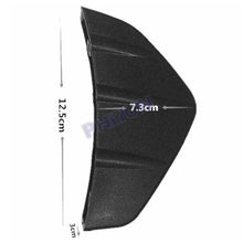 4Pcs Car Rear Bumper Lips Diffuser Carbon Fiber Shark Fin Style Protector Lips