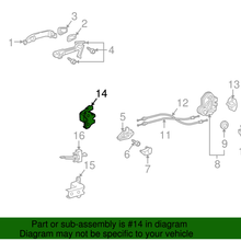 Genuine Toyota Upper Hinge 68760-20122