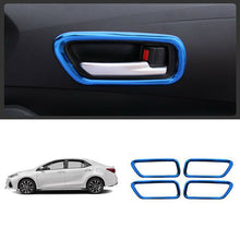 blue titanium auto Interior door handle cover trim For Toyota Corolla 2019-2020
