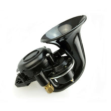 1x Air Horn 135db Loud Trumpet with Electric Valve Flat For 12V Auto Car Vehicle