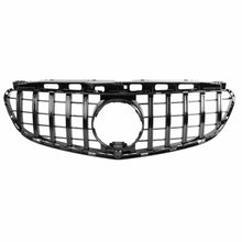 For 2014-2016 Mercedes W212 E200 E350 Black GT R Front Bumper Hood Grille Grill