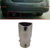 63mm Stainless Steel Heart Shaped Tip Exhaust Pipe Muffler Creative For Car Auto