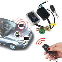12V Wireless Remote Car Battery Disconnect Master Power Switch Cut Off Voltmeter