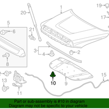 Genuine Toyota Insulator Clip 90467-A0003
