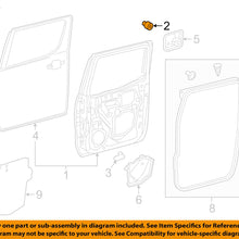 TOYOTA OEM Front Door-Door Shell Bumper 9008454012