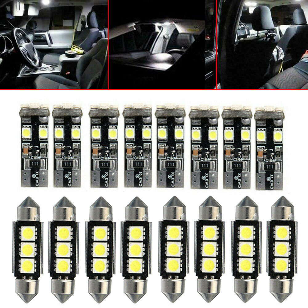 22x For Ford F-150 LED INTERIOR UPGRADE KIT XENON WHITE LIGHT 6000K 12V