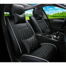 11x Fly5D Car Seat Cover Size L PU Leather Rear+Front Cushion 5 Seats All Season