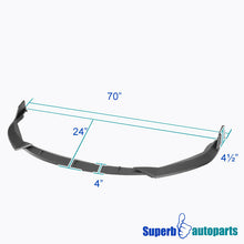 For 2019-2020 Toyota Corolla Black Front Bumper Lip Lower Spolier Splitter 3PCS