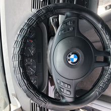 2020 New Black Slip On Style Steering Wheel Cover Perfect Fit Long Lasting