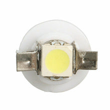10x T5 B8.5D 5050 1SMD Car LED Dashboard Dash Gauge Instrument Light Bulbs White