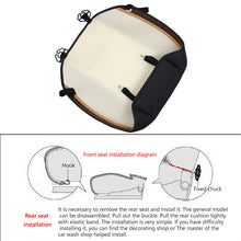 2x Universal Leather Car Front Seat Cover Seat Cushion Pad Full Surround Deluxe